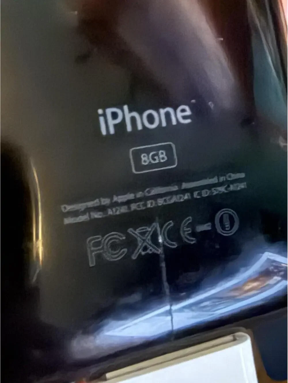 Apple iPhone - 8 GB - Black AT&T, Not Holding Charge Looks Good , Read Descrip